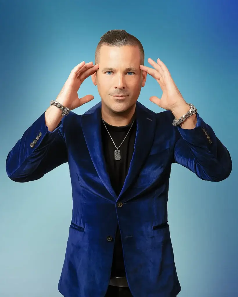 Professional headshot of mentalist and hypnotist David Hall